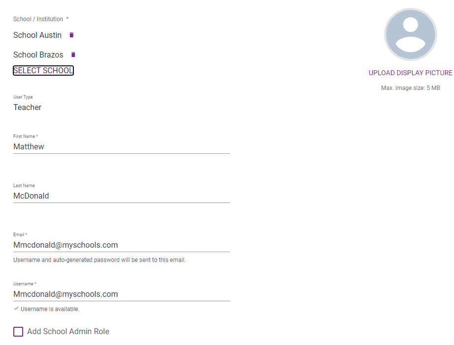 Manually Adding a User | Cengage Help