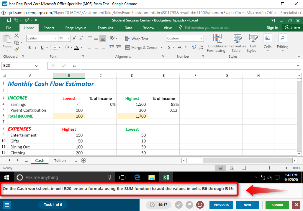 Edit Activity Score